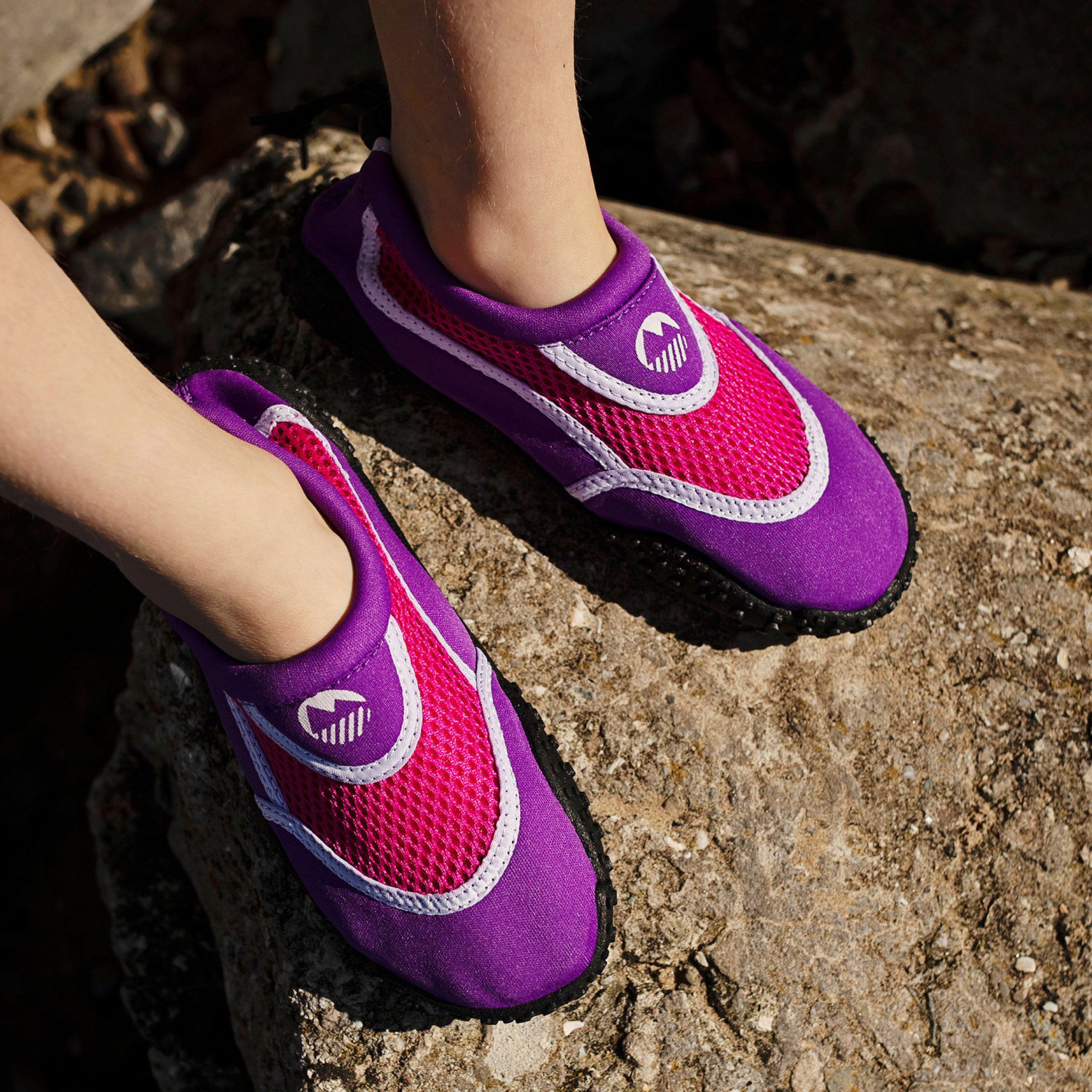 Girl's Eden Aquasport Protective Water Shoes - Non-Slip Quick-Dry Beach Swim Shoes for Kids - Perfect for Swimming, Surfing, and Outdoor Water Activities