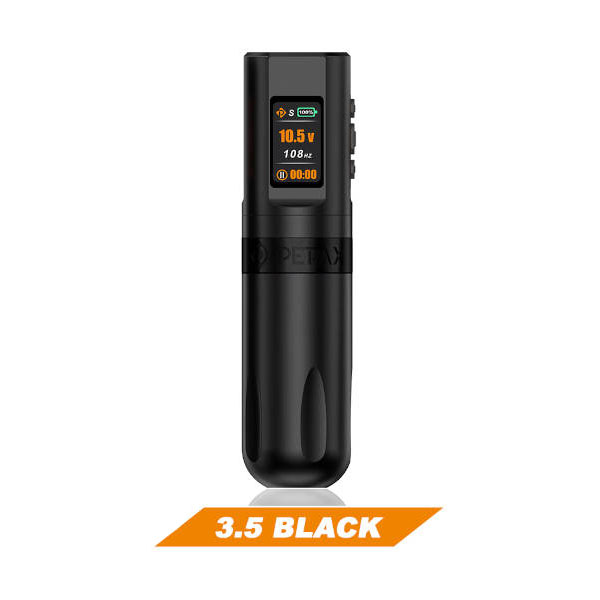 Pepax Black 3.5mm Stroke Level H2 Wireless Stylus Pen for iPad, Tablets, Drawing & Note Taking - Perfect for Artists, Students & Professionals