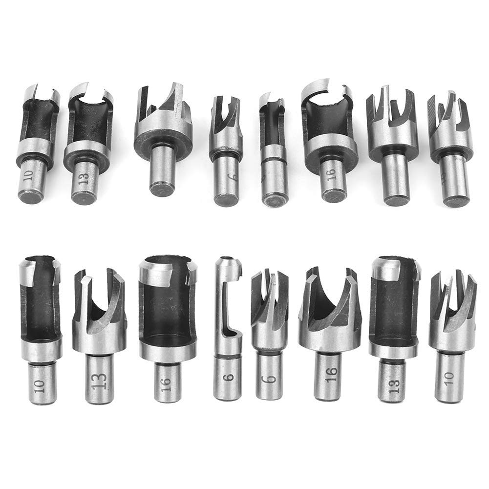 High Carbon Steel Small Wood Plug Cutter & Dowel Maker Tool - Durable for Bench Drills & Electric Drills - Perfect for Woodworking, DIY Projects & Furniture Repair