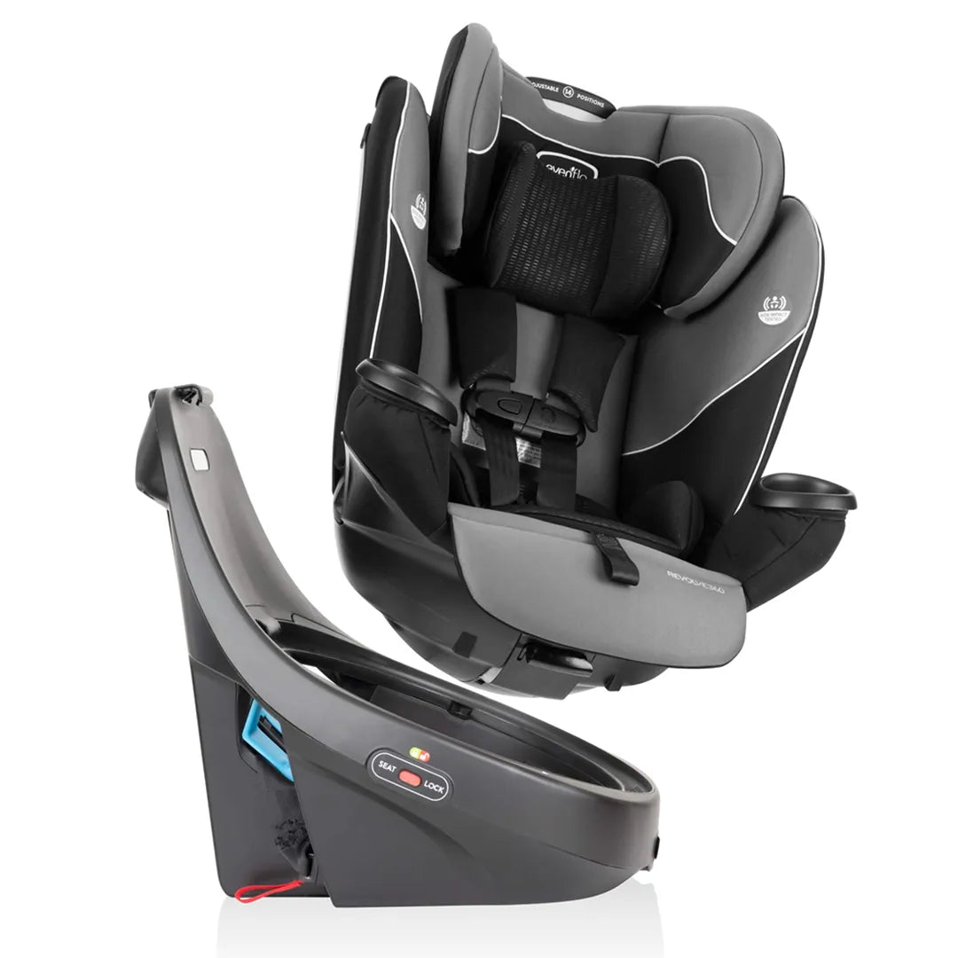 Revolve360 All-in-One Convertible Car Seat - Amherst Gray | Safe & Comfortable for Infants to Toddlers | Perfect for Travel & Everyday Use
