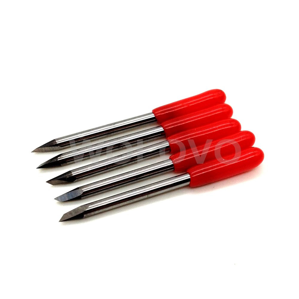 30/45/60 Degree Cutting Blades for Mimaki Vinyl Cutter Plotter - 15pcs Set with Blade Holder - Perfect for Sign Making, Decals, Stickers & Craft Cutting