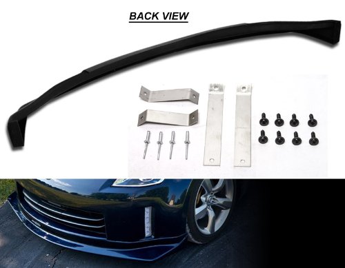 2006-2007 Nissan 350Z PU Front Bumper Lip Spoiler Kit - Aerodynamic Upgrade for Enhanced Style & Performance | Perfect for Street Racing & Car Shows
