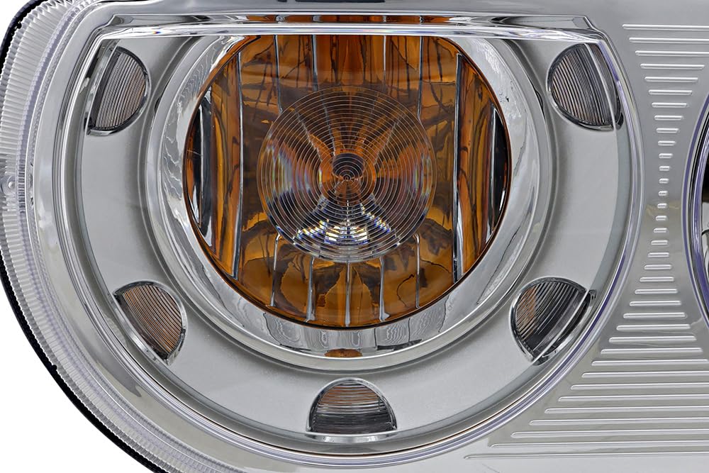 Dodge Challenger Headlights Replacement Set - Halogen Headlamp Assembly for Driver & Passenger Side (2008-2014 Models) | Perfect for Night Driving & Car Restoration Projects
