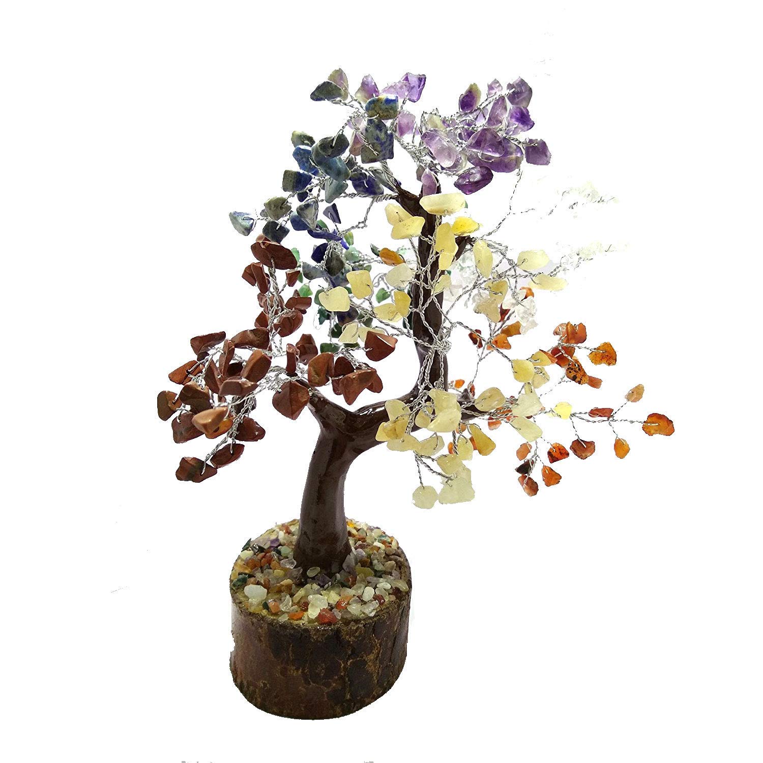 Feng Shui Crystal Gem Tree for Chakra Healing & Positive Energy | Handmade Spiritual Decor for Home, Office, Meditation Room | Odishabazaar OBT-17