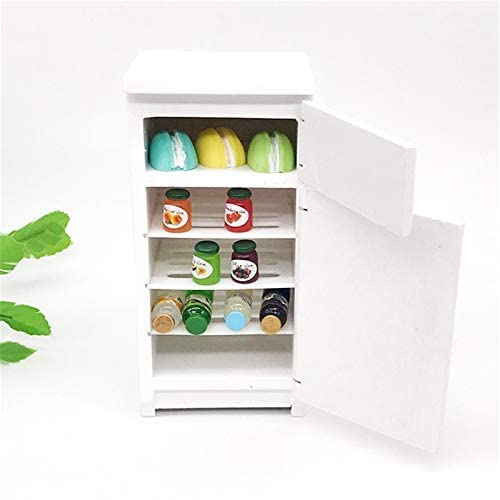 1:12 Scale Mini Wooden Furniture Set - Miniature Kitchen Accessories, Dollhouse Decor, Tiny House Model - Perfect for Birthday Gifts, DIY Crafts & Home Decoration