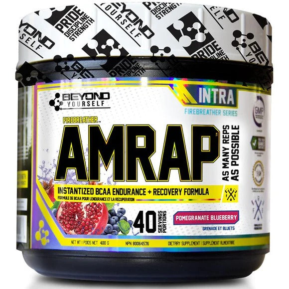 Beyond Yourself Amrap BCAA Formula 400g - Premium Branched-Chain Amino Acid Supplement for Muscle Recovery & Growth | Pre & Post Workout Nutrition for Athletes & Fitness Enthusiasts