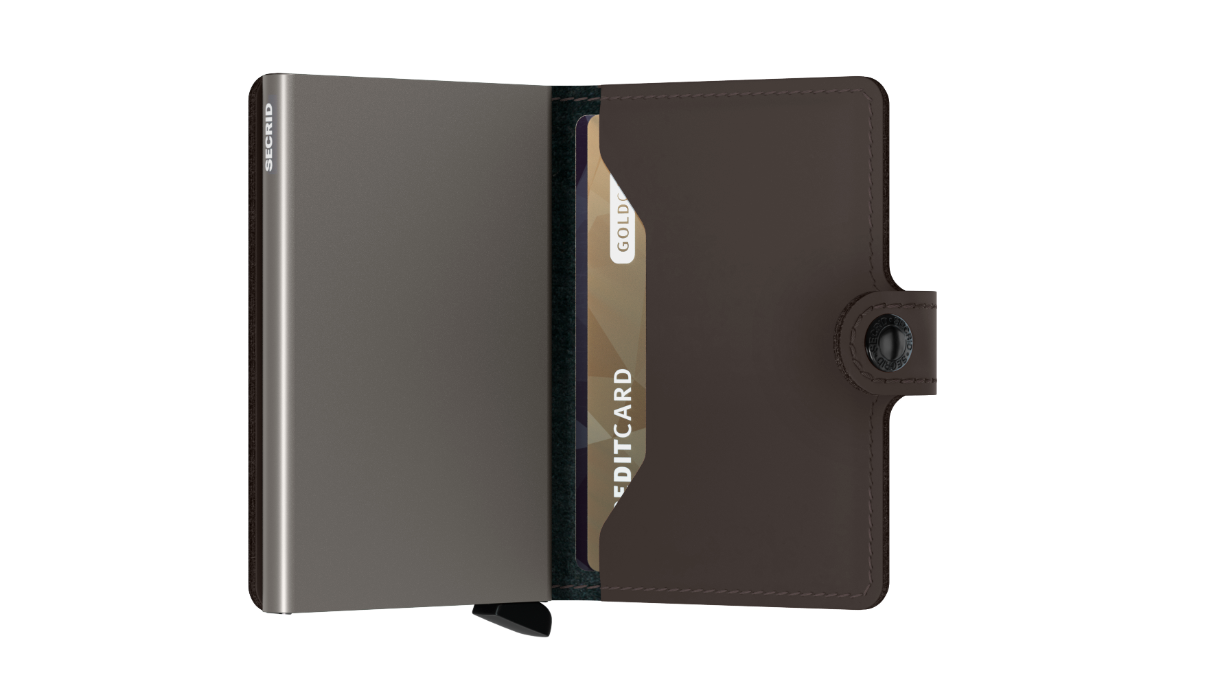 SECRID Miniwallet Matte - Slim RFID Blocking Leather Wallet for Men & Women | Perfect for Travel, Business & Everyday Use