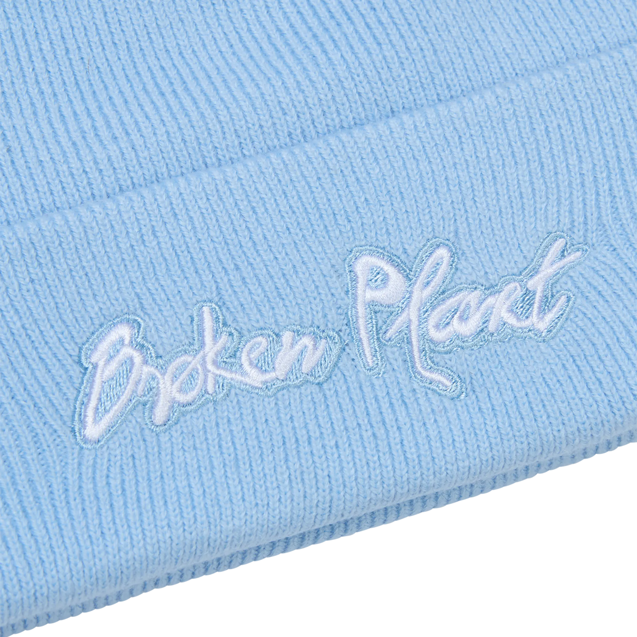 Broken Planet Fold Over Light Blue Beanie - Soft Winter Hat for Men & Women - Perfect for Skiing, Snowboarding & Cold Weather Activities