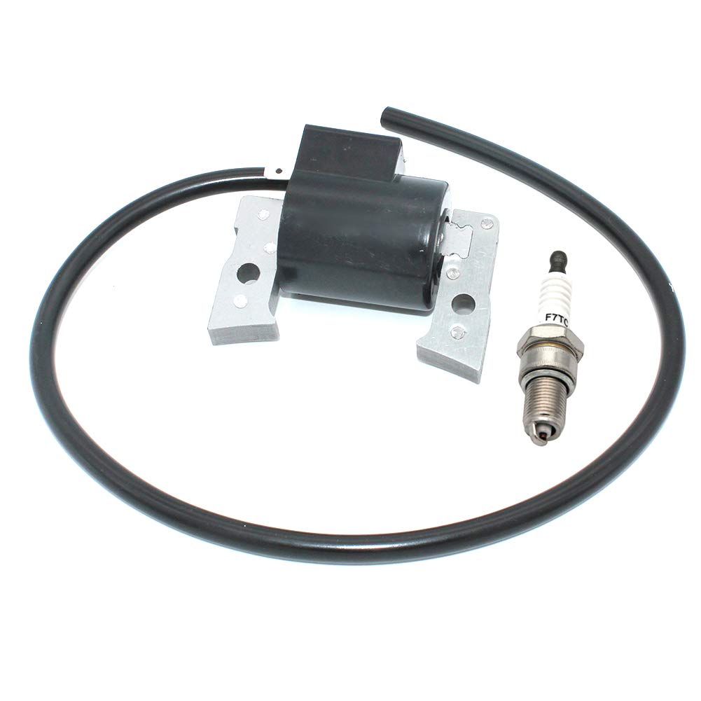 High Performance Ignition Coil with Spark Plug for Kawasaki FC401V FC420V FB460V - Compatible with Toro 30165, John Deere GT242 LX172 LX176 (Part# 21121-2086, AM121820, KM-21121-2086) - Perfect for Lawn Mowers, Tractors & Outdoor Power Equipment
