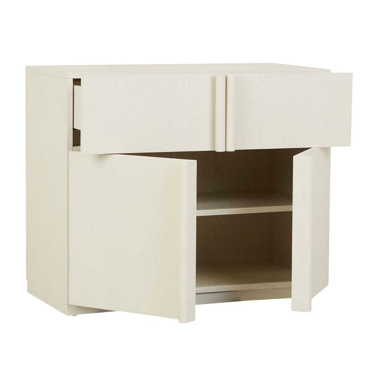 Globe West Kin Buffet Table - Modern Wooden Sideboard for Dining Room, Kitchen Storage & Living Room Decor - Perfect for Entertaining & Organizing Dishes