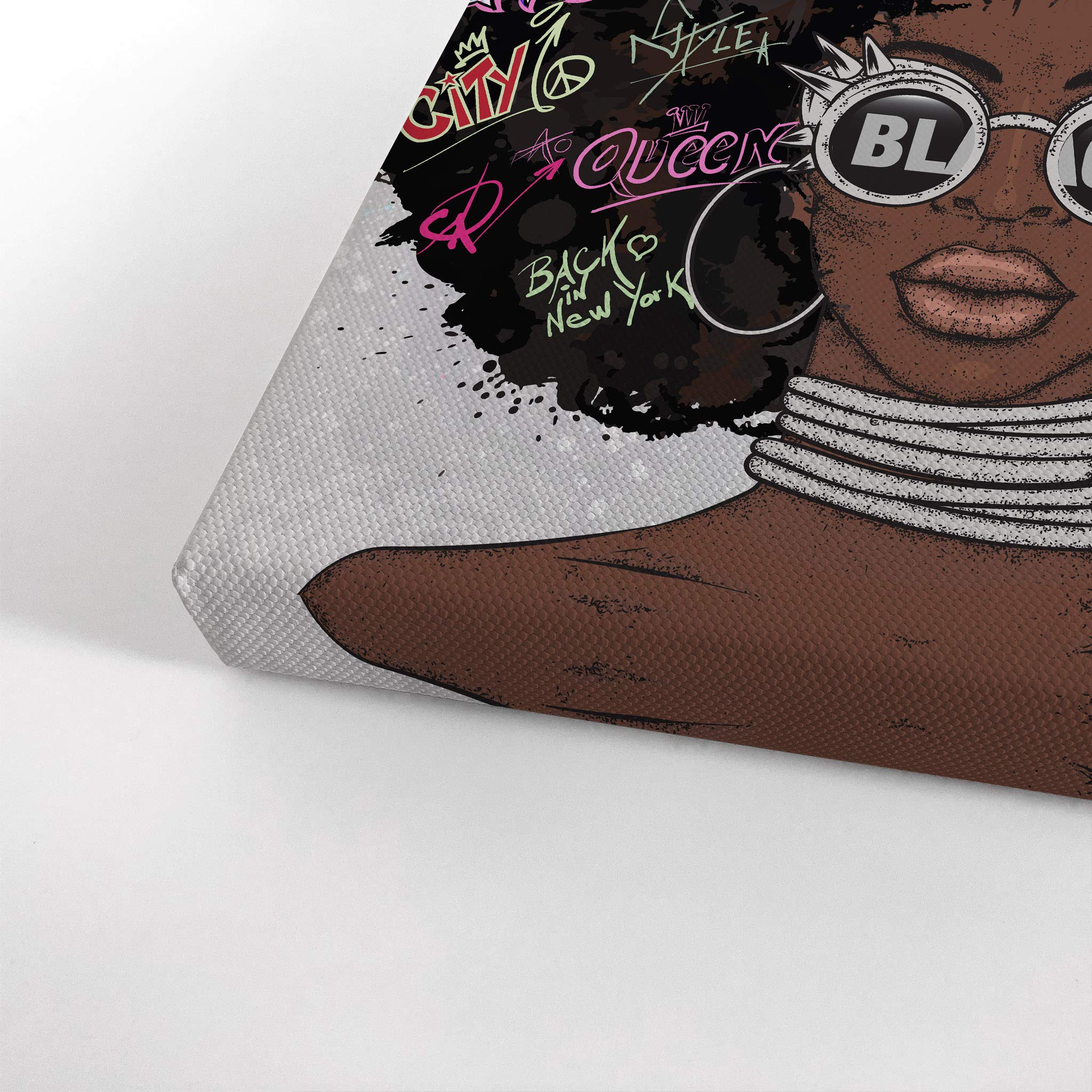 African American Wall Art - Black Art Decor, Canvas & Glass Prints 40x30 - Perfect for Living Room, Bedroom & Office Decor