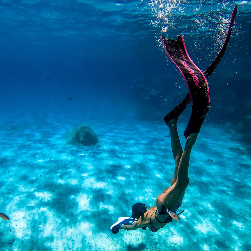 **Asiwo Underwater Scooter with Action Camera Mount - Dual Motor Waterproof Diving Scooter for Snorkeling, Swimming & Scuba Diving | Perfect for Ocean Adventures & Underwater Exploration**