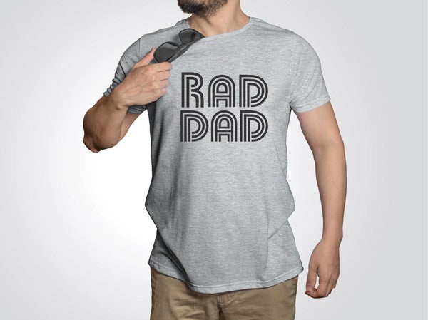 RAD DAD Softstyle T-Shirt - Comfortable Cotton Tee for Men - Perfect for Father's Day Gifts, Casual Wear & Family Outings