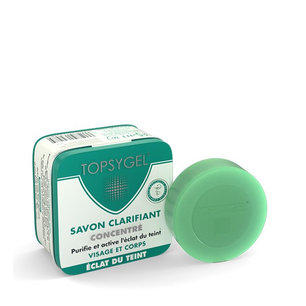 HT26 Topsygel Clarifying Soap with Aloe Vera - Gentle Cleansing for Acne-Prone & Sensitive Skin - Perfect for Daily Face & Body Wash