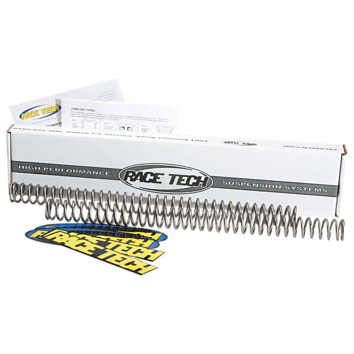 Race Tech Fork Spring FRSP S3627100 - High-Performance Motorcycle Suspension Upgrade for Off-Road & Track Racing