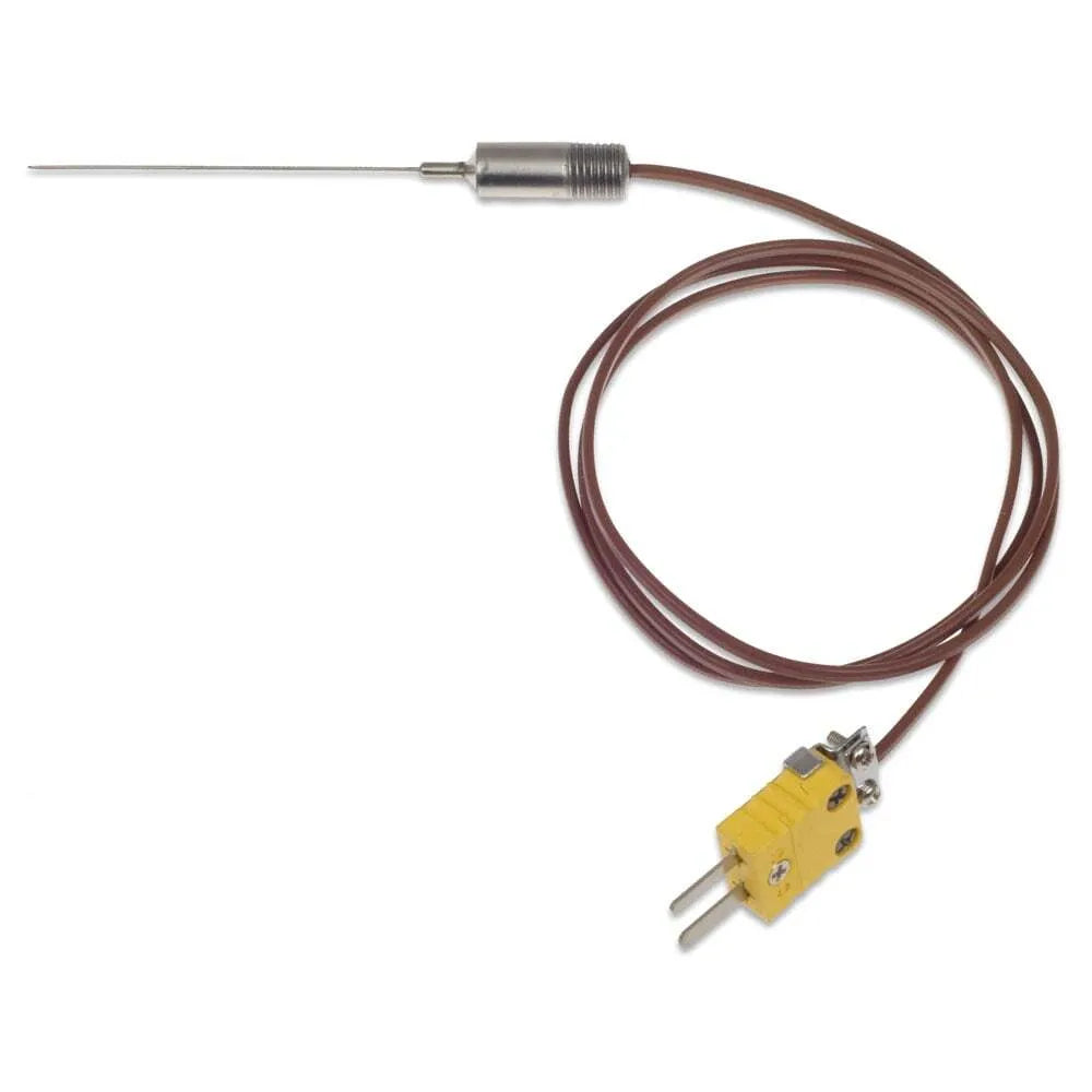 High Precision Hypodermic Probe Type K 2.25 - Thermocouple Sensor for Industrial & Laboratory Use - Perfect for HVAC, Food Processing, and Medical Applications