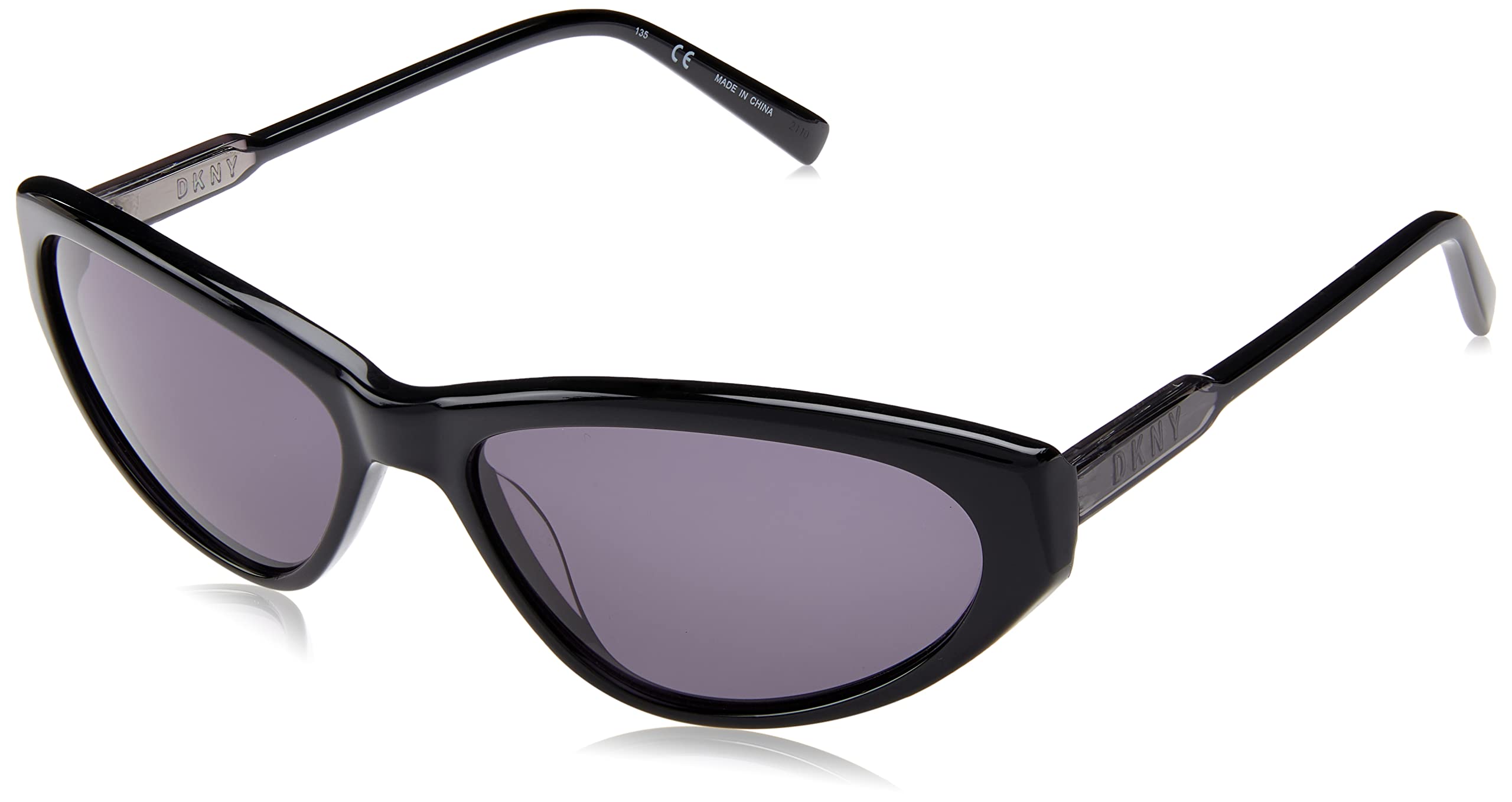 DKNY Women's Dk542s Fashion Sunglasses - UV Protection, Polarized Lenses, Trendy Oversized Frame for Driving, Beach & Outdoor Activities
