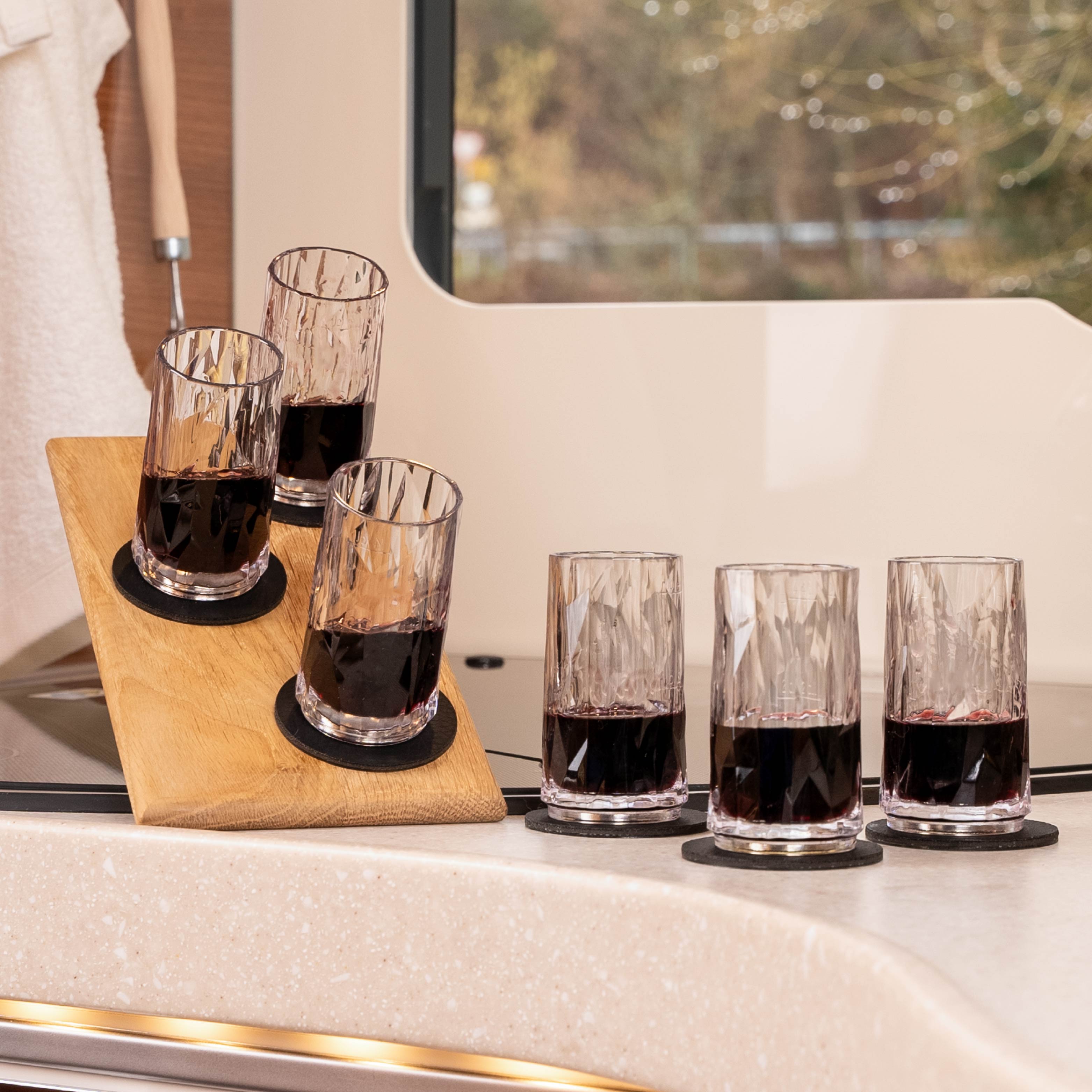 Premium Plastic Shot Glasses with Magnetic Base - Perfect for Parties, Bars, and Home Entertaining