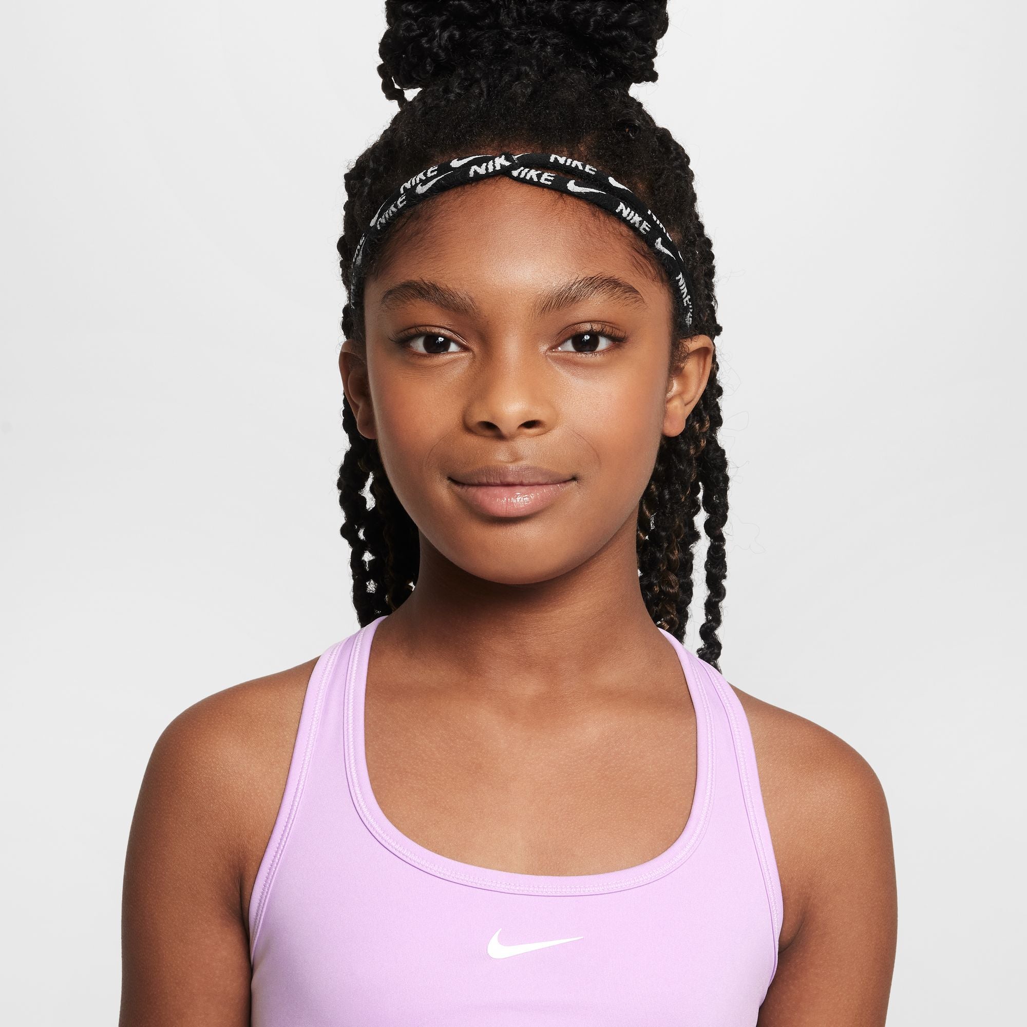 Nike Youth Swoosh Sports Bra for Girls - Breathable Workout Top for Running, Yoga & Gym - Comfortable Athletic Support for Active Teens
