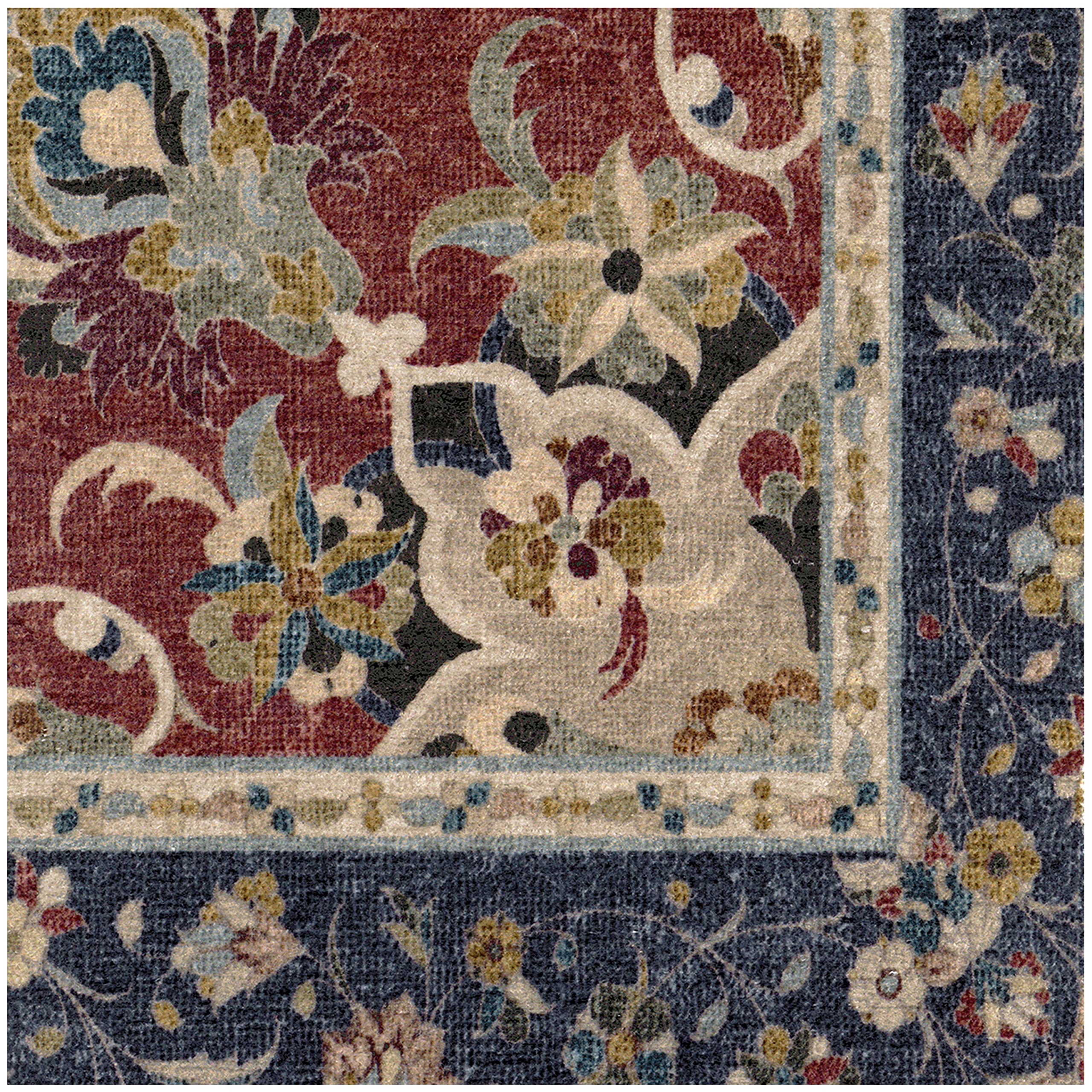 Washable 5x7 Area Rug by Ruggable - Sima Royal Blue, Non-Slip Gripper Pad, Premium Indoor Rug for Living Room, Bedroom, Kitchen, Office & Classroom | Easy to Clean, Stylish Home Decor for High Traffic Areas