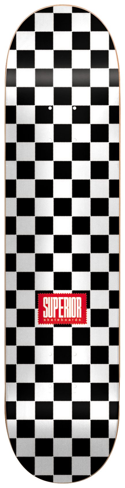 Premium Checkerboard Mini Logo Skateboard Deck - Durable & Stylish for Street Skating, Tricks, and Beginners | Perfect for Commuting, Park Rides & Skateboard Enthusiasts