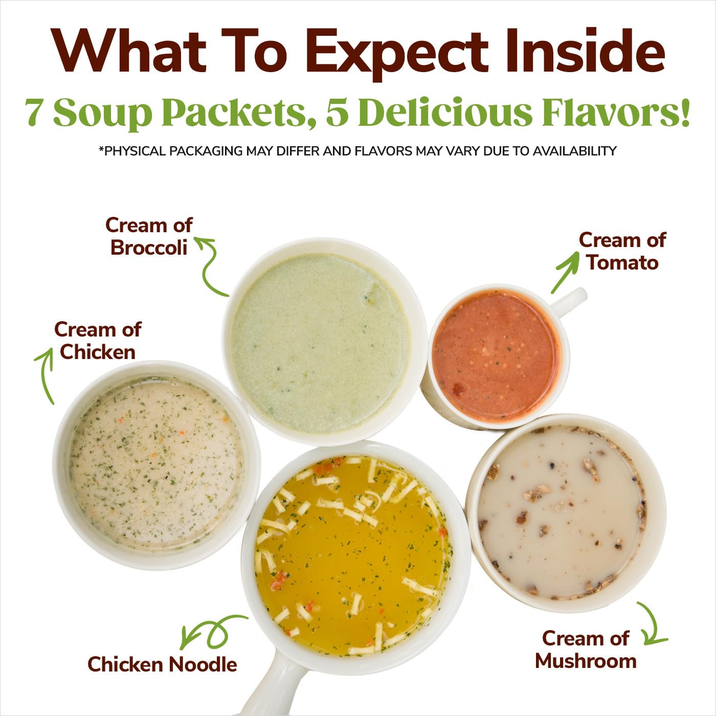 BariWise High Protein Soup Mix Variety Pack - 15g Protein per Serving, Low Carb, Gluten Free (7 Pack) | Quick & Easy Meal Replacement for Weight Loss, Keto Diet & Busy Lifestyles