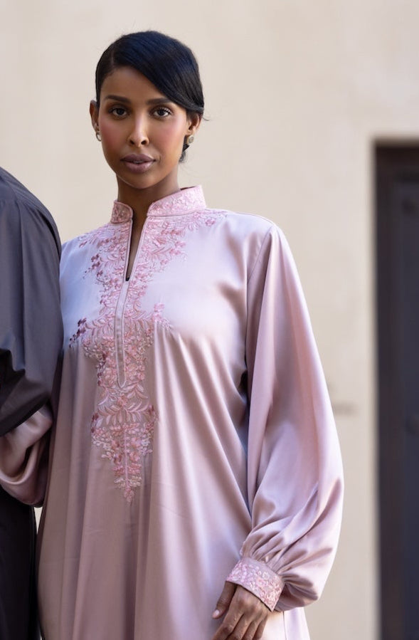 Lamees Kids Jalabiya - Traditional Arabic Dress for Girls - Perfect for Eid, Parties & Special Occasions