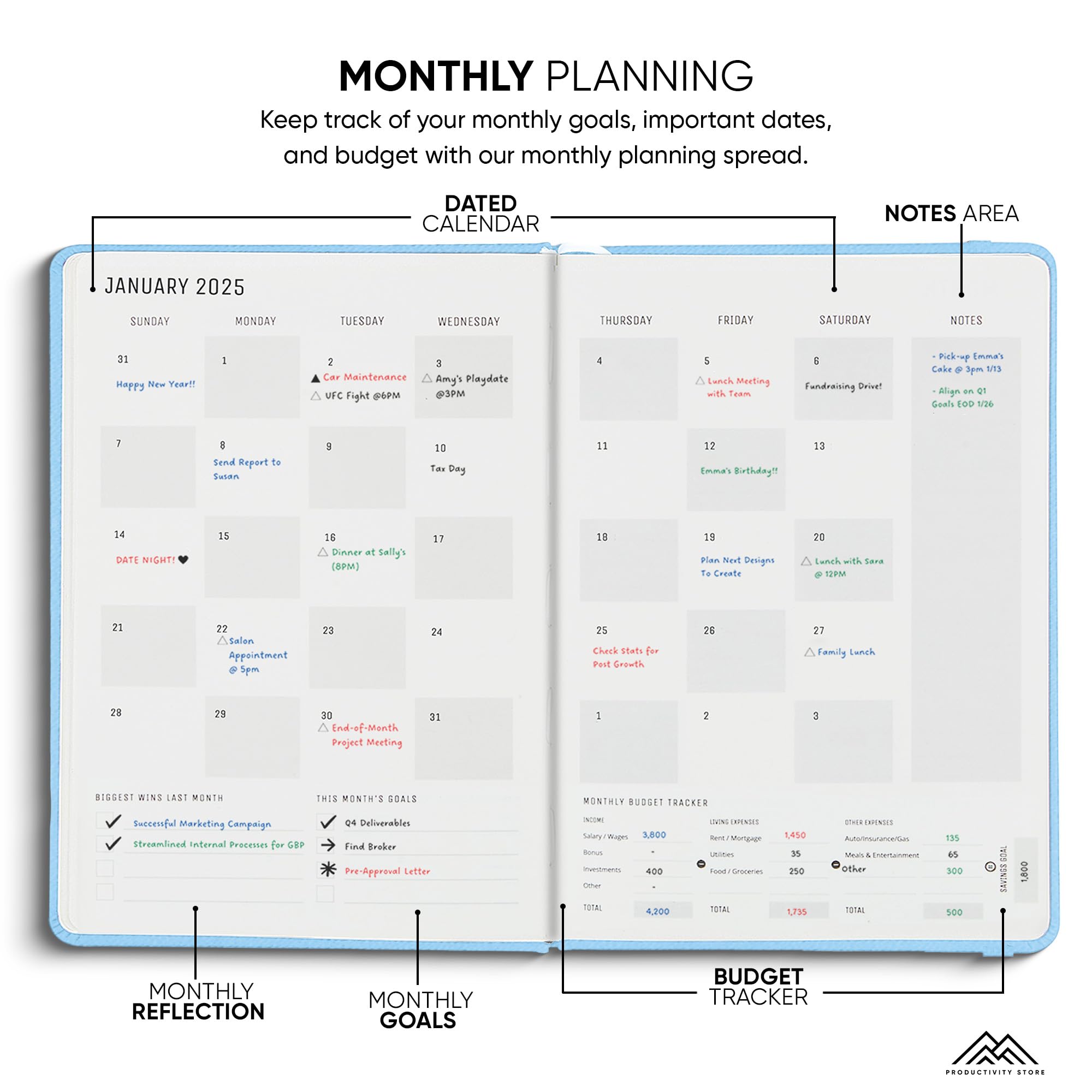 2025-2026 Productivity Planner - 5.8