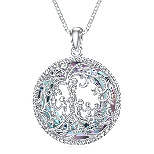 E-Mother and 5 Child-Purple Crystal