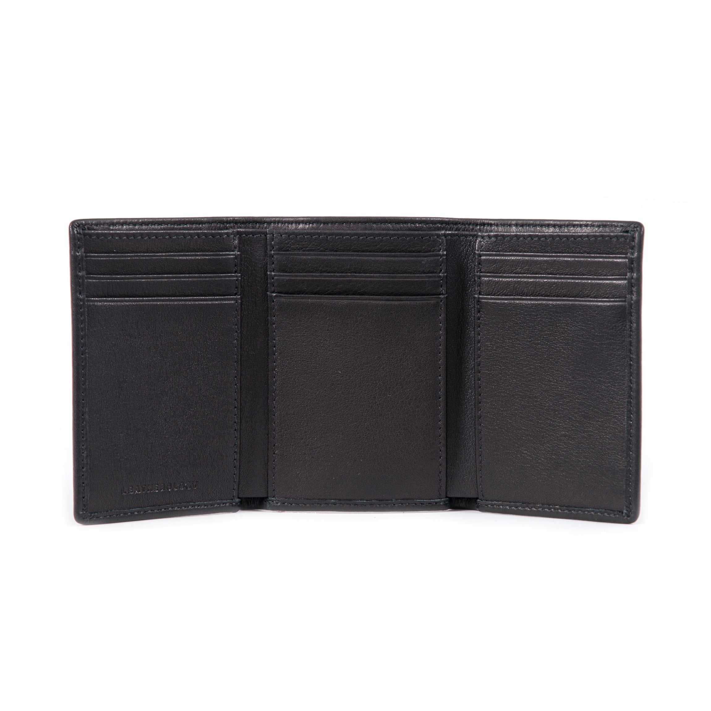 Premium Black Onyx Trifold Wallet for Men - RFID Blocking, Slim Design, Multiple Card Slots - Perfect for Everyday Use, Travel & Business