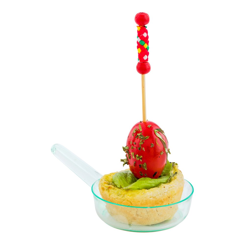 1oz Disposable Dessert Cups - Mini Sauce Dishes for Parties, Catering & Sampling | Seagreen Plastic Appetizer Plates