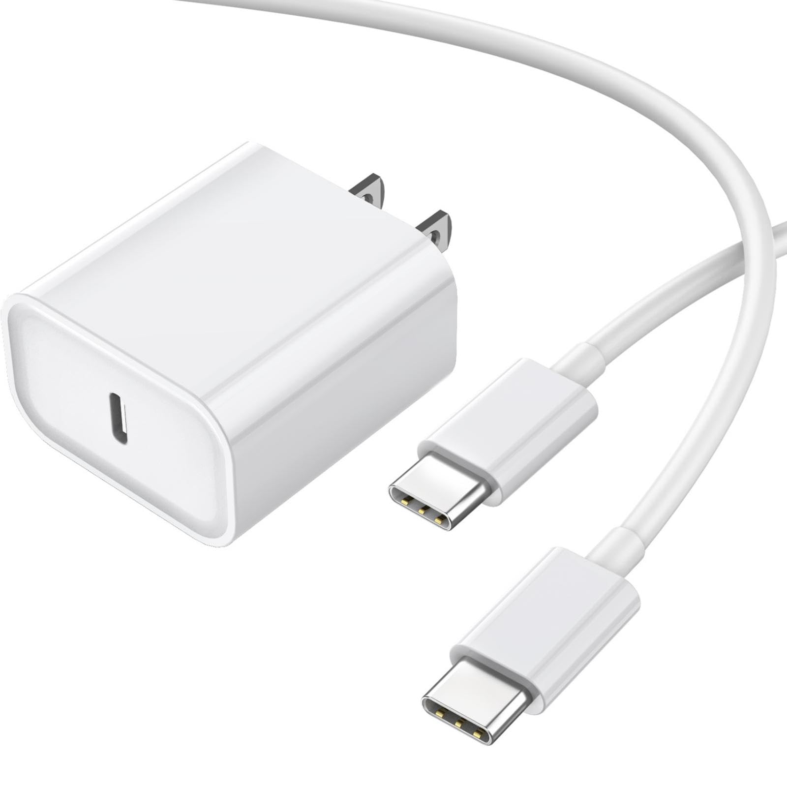 20W Fast Charger USB C Cable 10FT for iPhone 16 Pro/15/Plus/Pro Max & iPad Pro/Air - Long Durable Type C to C Charging Cord for Home, Office & Travel