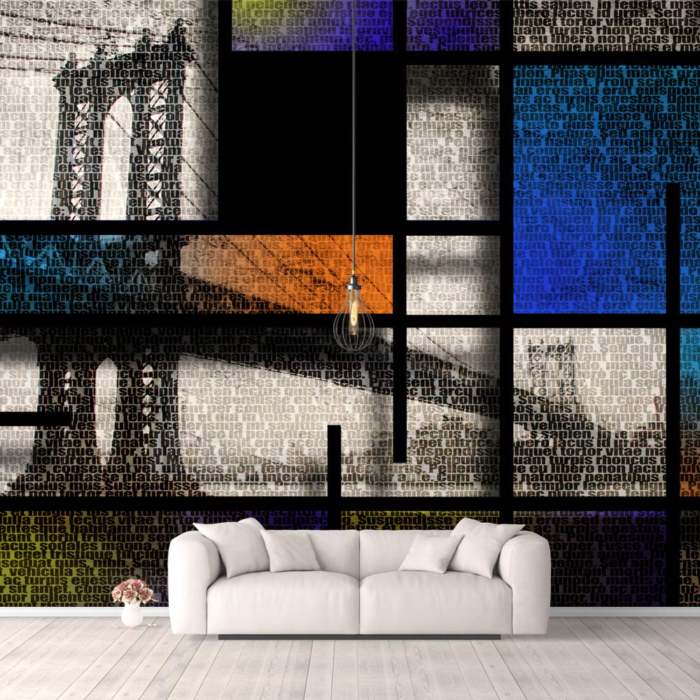 IDEA4WALL Fantasy Landscape Mystery Collage Removable Peel and Stick Wallpaper - 100x144 Inches - Perfect for Bedroom, Living Room & Nursery Decor