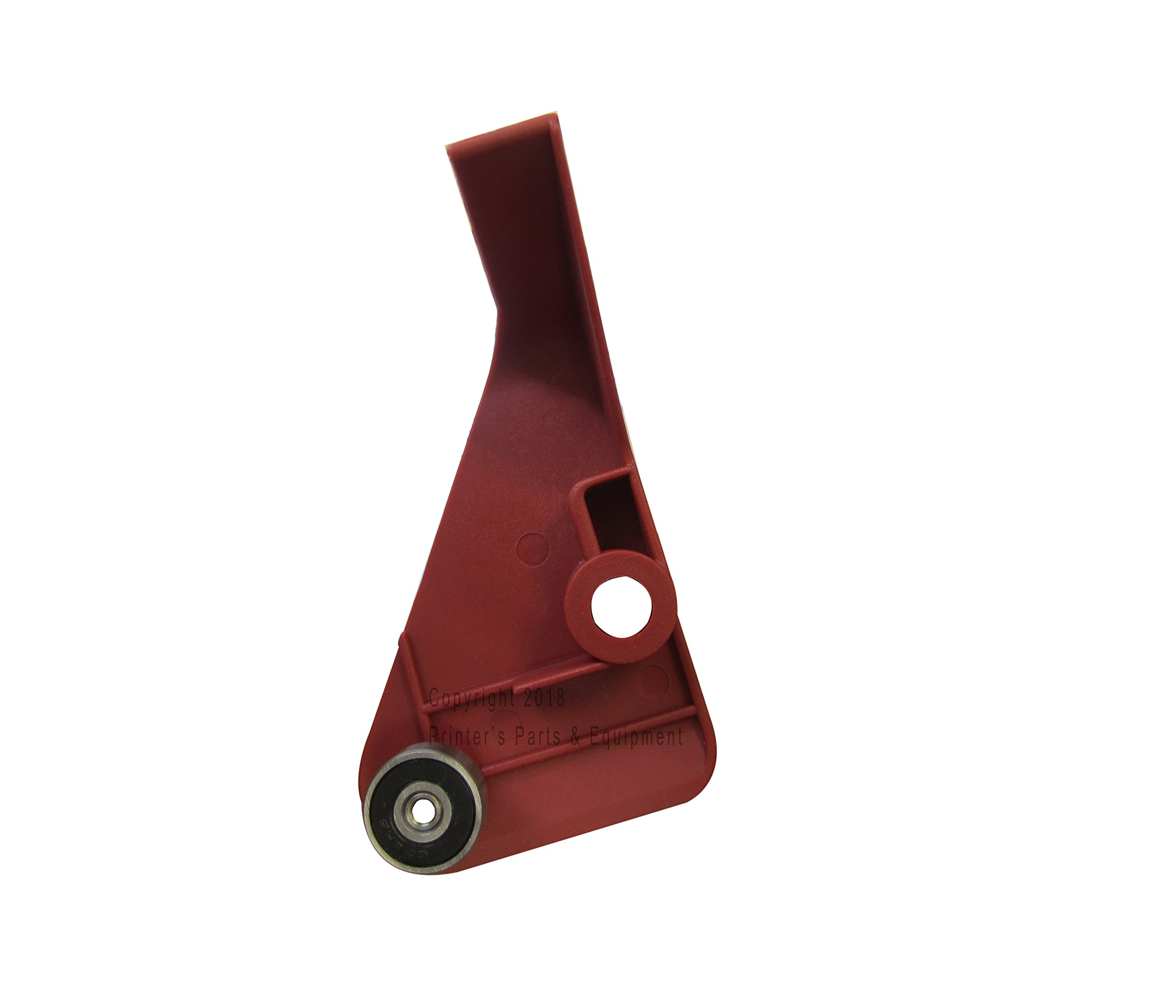 Muller Martini Gathering Chain Finger Red with Bearing Right - Replacement Part for Bookbinding & Printing Machines | Perfect for Industrial Binding Equipment Maintenance