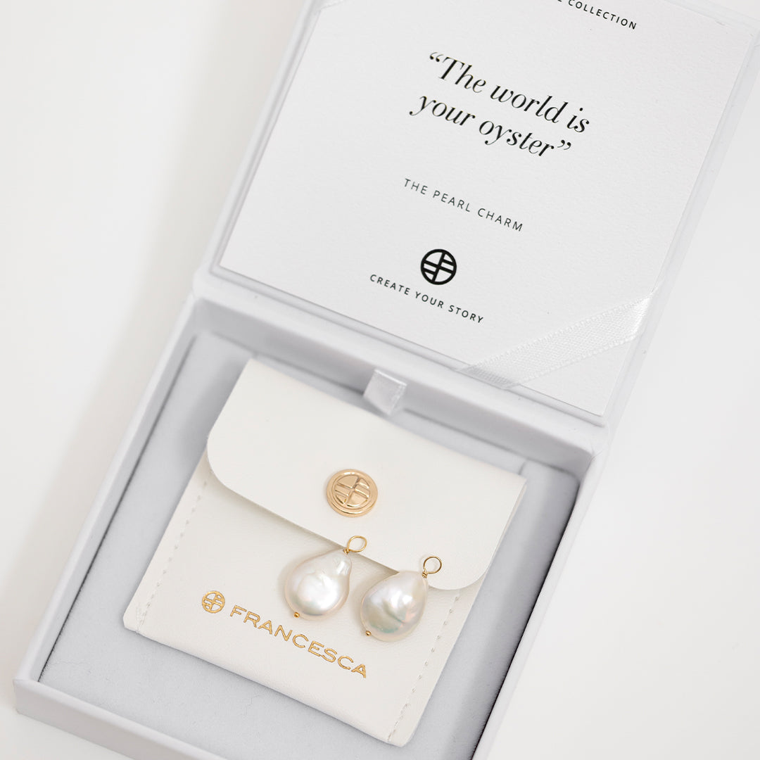 Elegant Capri Pearl Hoop Earrings Set of 2 - Perfect for Weddings, Parties & Everyday Wear