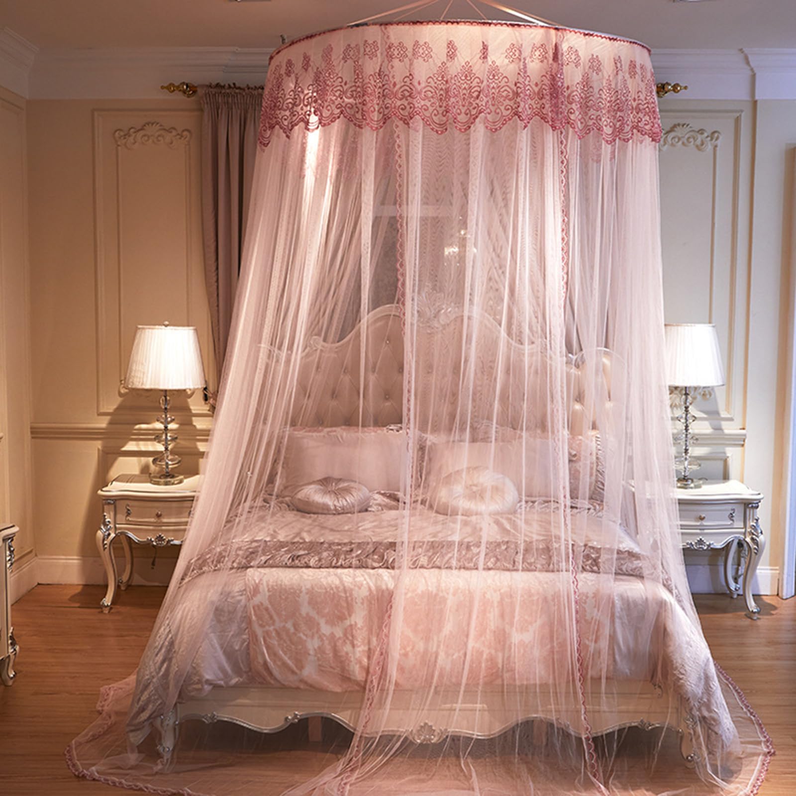 **Princess Bed Canopy Curtain for Girls & Boys - Large Dome Hanging Net Tent for Nursery Cribs, Bunk Beds & Reading Nooks - Green (Perfect for Kids' Bedrooms, Playrooms & Dreamy Sleep Spaces)**