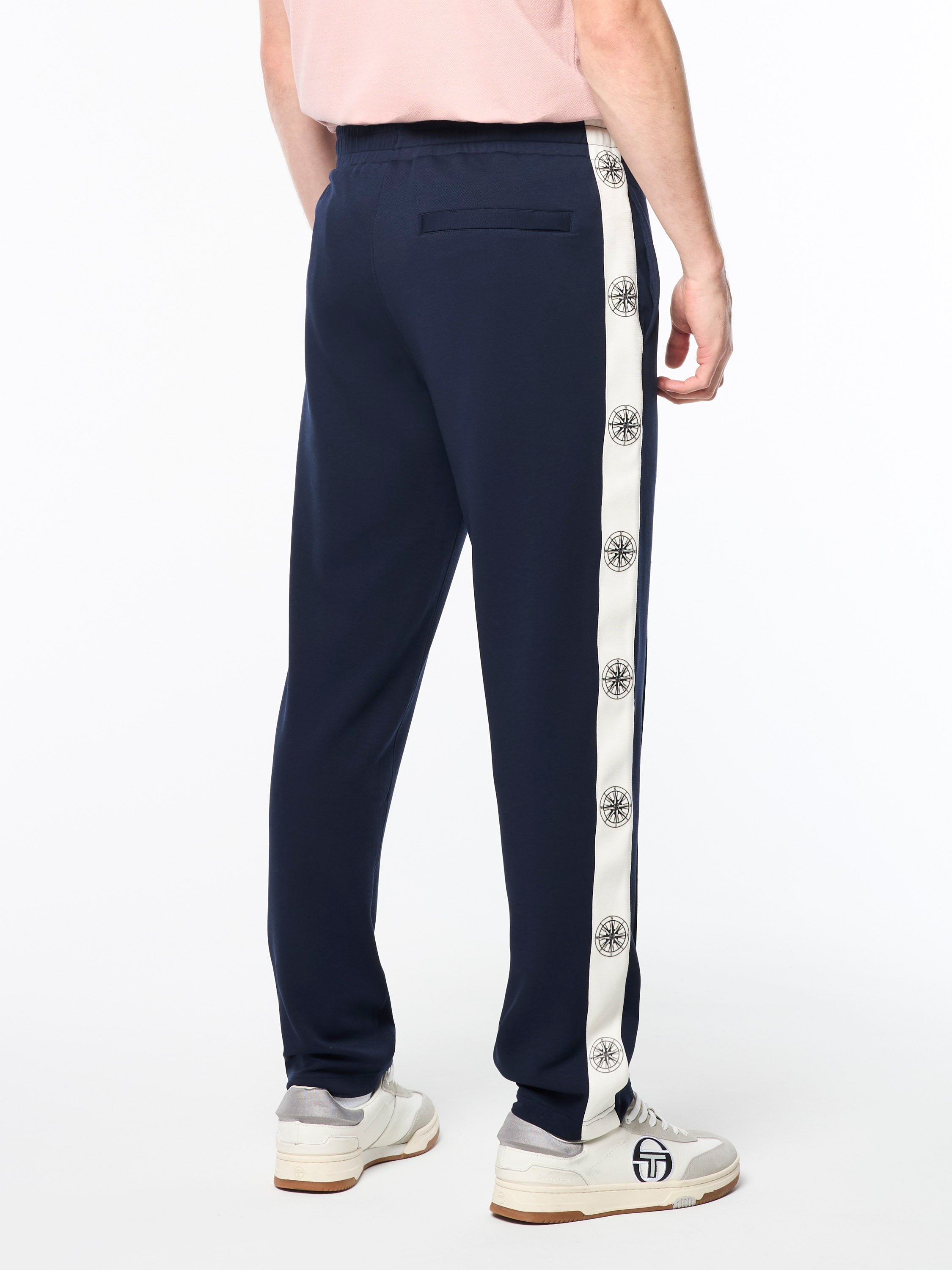 Bussola Track Pants for Men - Comfortable Athletic Joggers, Maritime Blue - Perfect for Running, Gym Workouts & Casual Wear