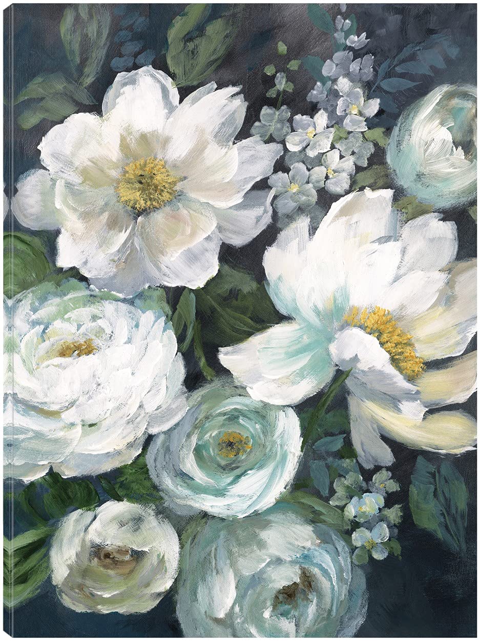 Nocturnal Radiance Fine Art Canvas Wall Decor by Artist Nan - 42x56 Inches Ready to Hang - Perfect for Living Room, Bedroom, Office & More - Elegant Home & Commercial Space Decoration