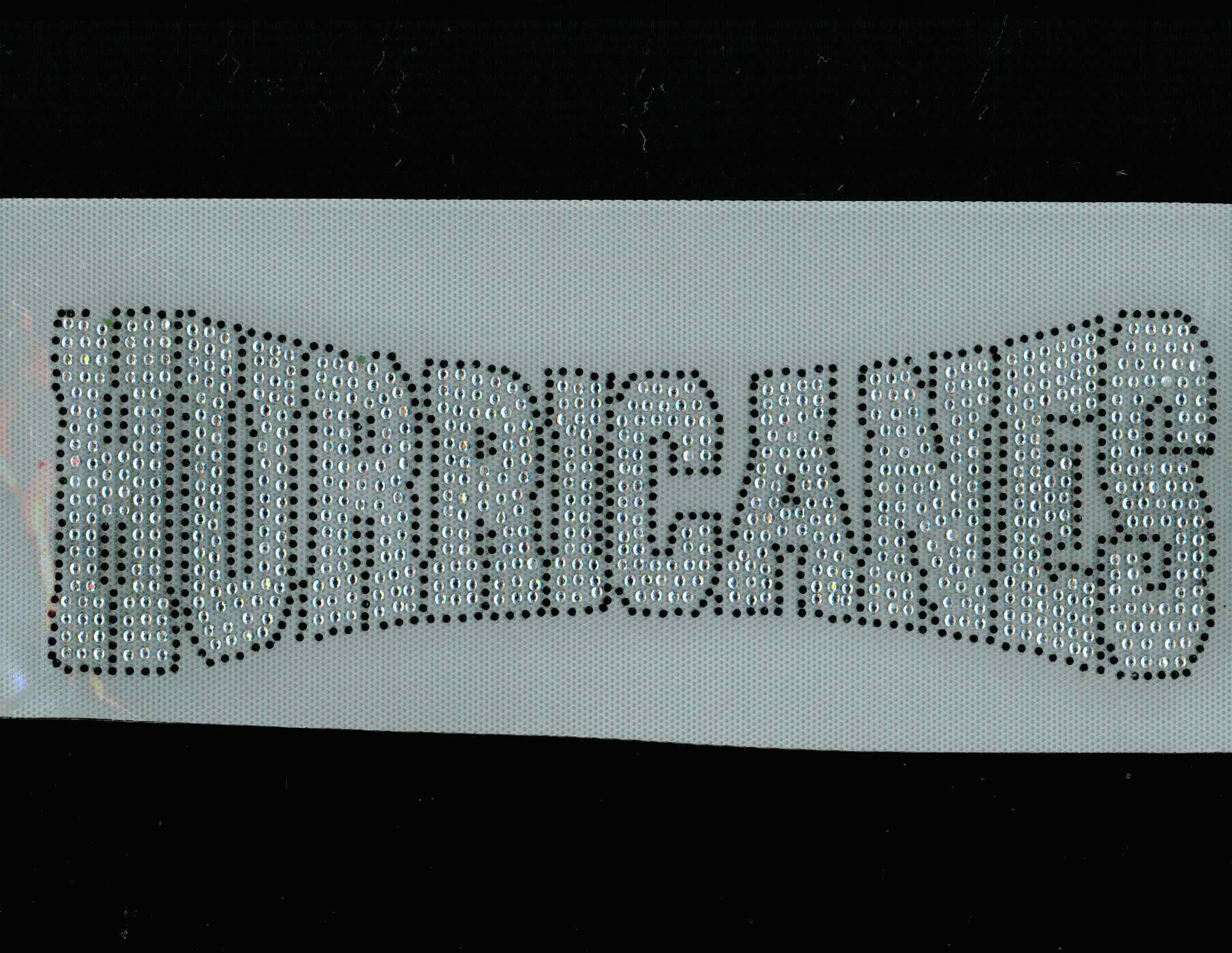 HURRICANES Mascot Rhinestone Iron-On Transfer for DIY Apparel - Perfect for Team Uniforms, Cheerleading Outfits & Custom T-Shirts