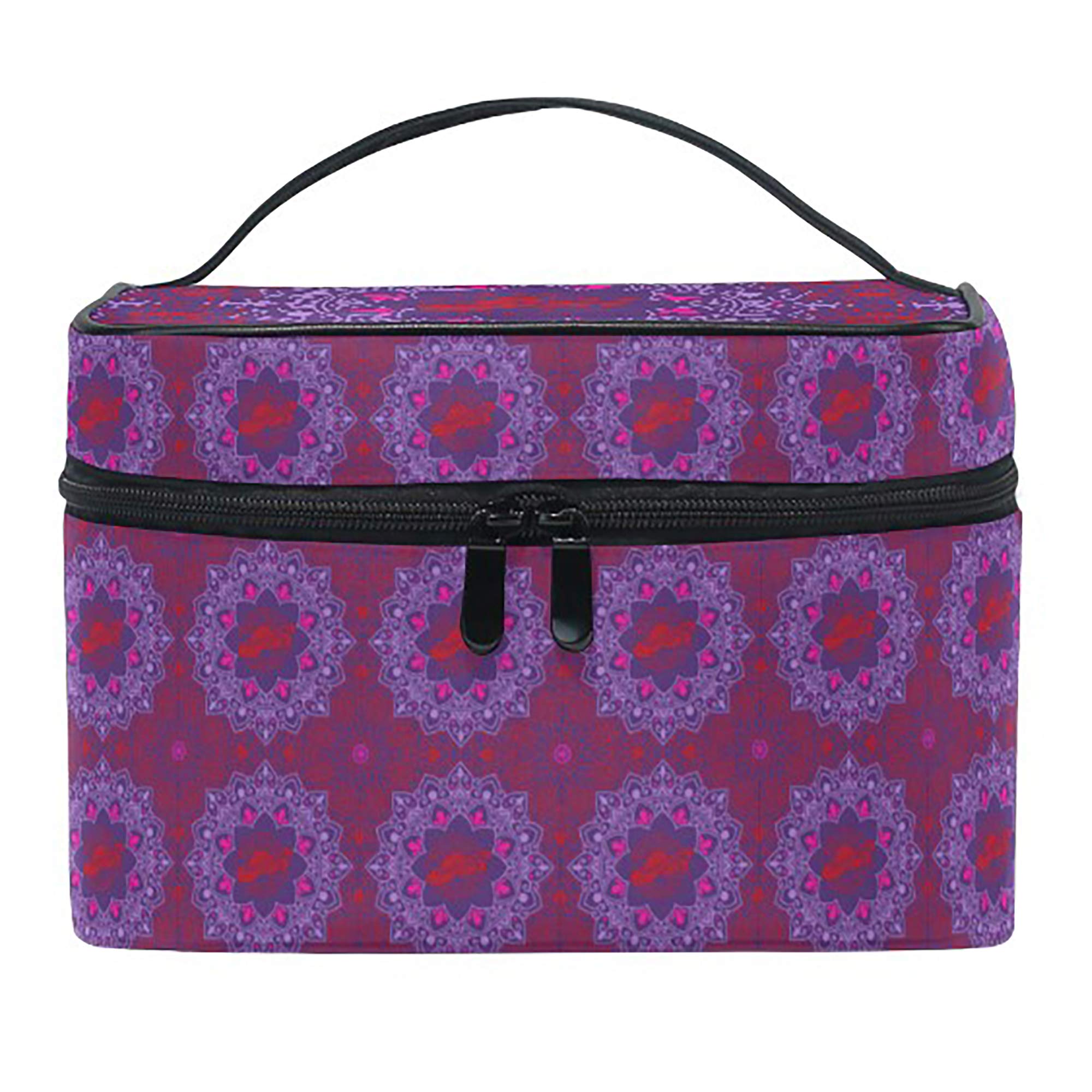 Bad Bananas Red Hat Society Cosmetic Case - Stylish Makeup Organizer for Travel & Daily Use - Perfect for Brushes, Lipsticks & Beauty Essentials