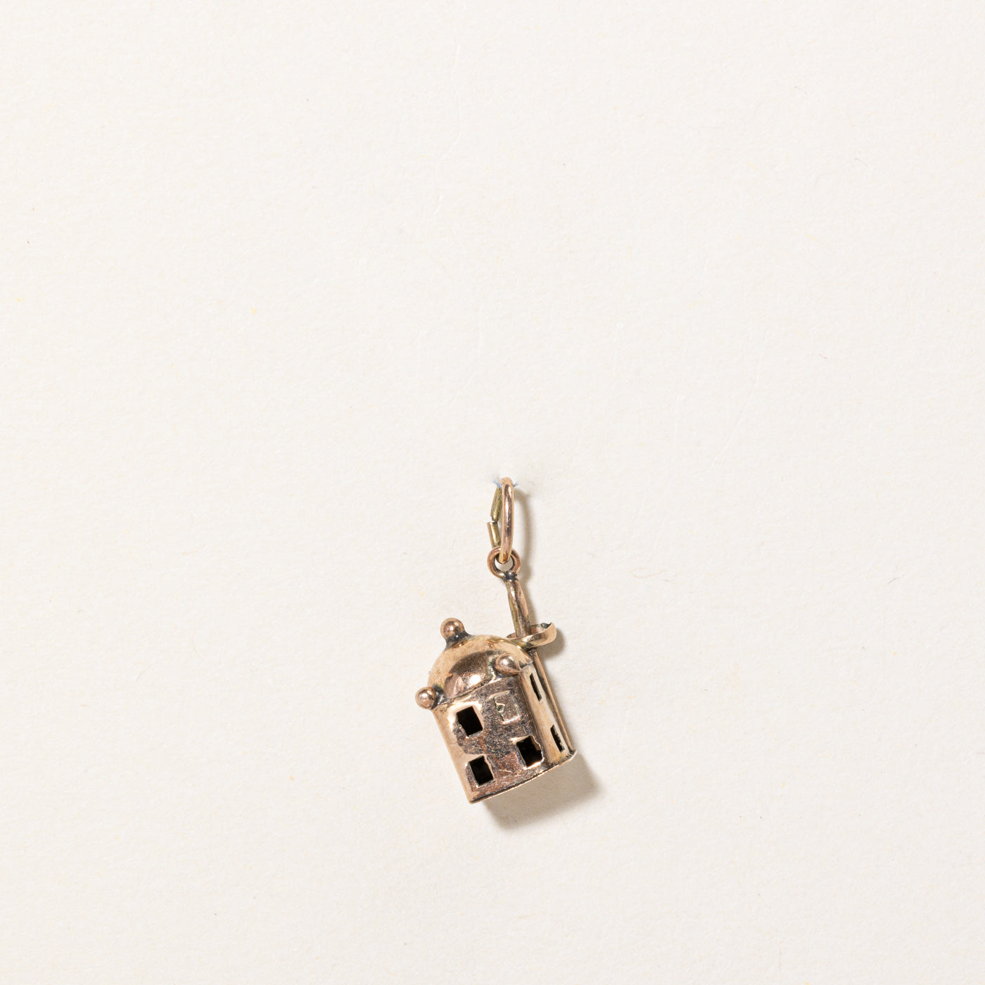10K Yellow Gold Mosque Charm Pendant - Islamic Jewelry for Men & Women - Perfect for Eid, Ramadan Gifts & Everyday Wear