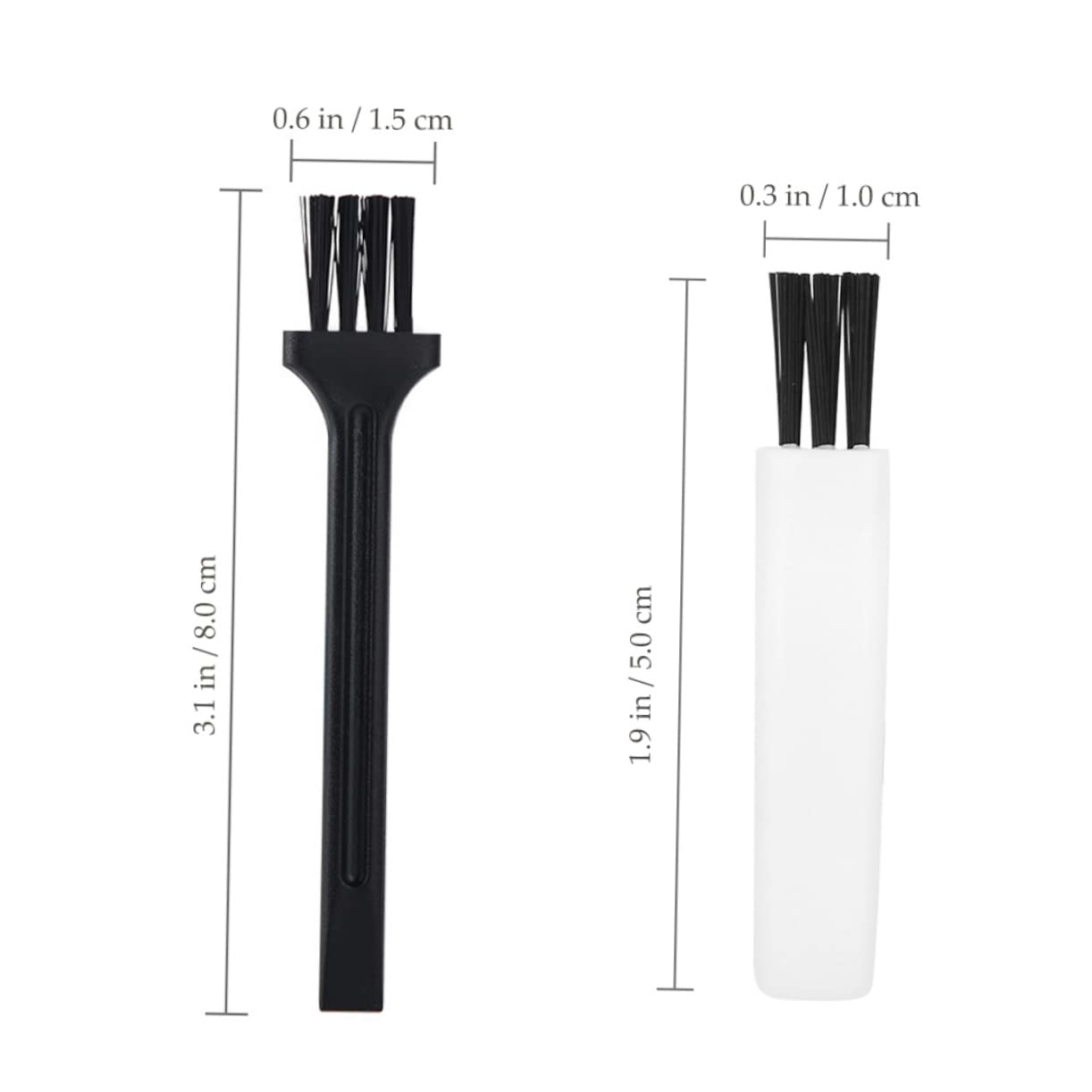 NOLITOY 30pcs Electric Shaver Cleaning Brush Set - Earwax Spoon Brush, Clipper Razor Cleaner, Plastic Scrub Brush for Grooming & Personal Care - Perfect for Home, Salon, and Travel Use