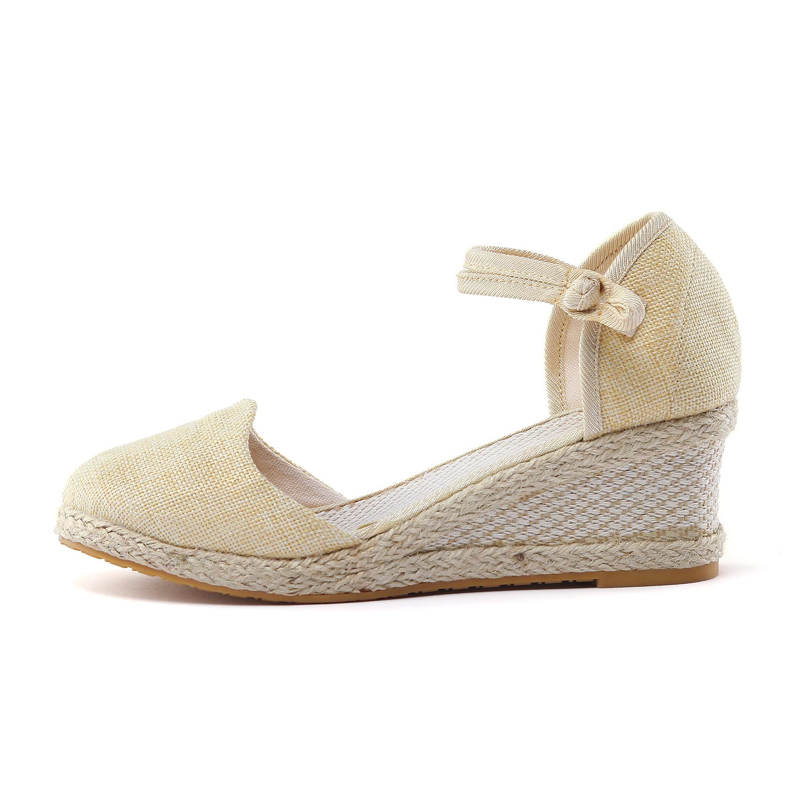 Women's Comfortable Wedge Slide Sandals with Buckle - Stylish & Supportive Summer Footwear for Beach, Walking & Casual Outings