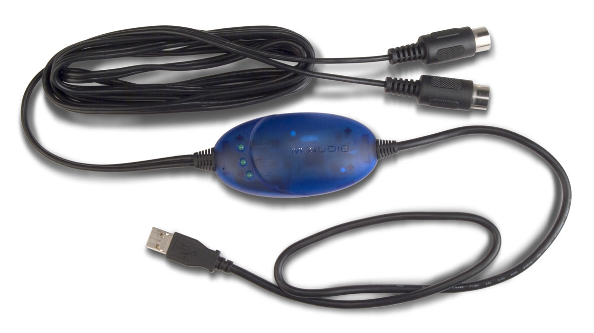 M-Audio Uno MIDI USB Interface - Compact & Plug-and-Play for Music Production | Perfect for Home Studios, Live Performances & Digital Audio Workstations