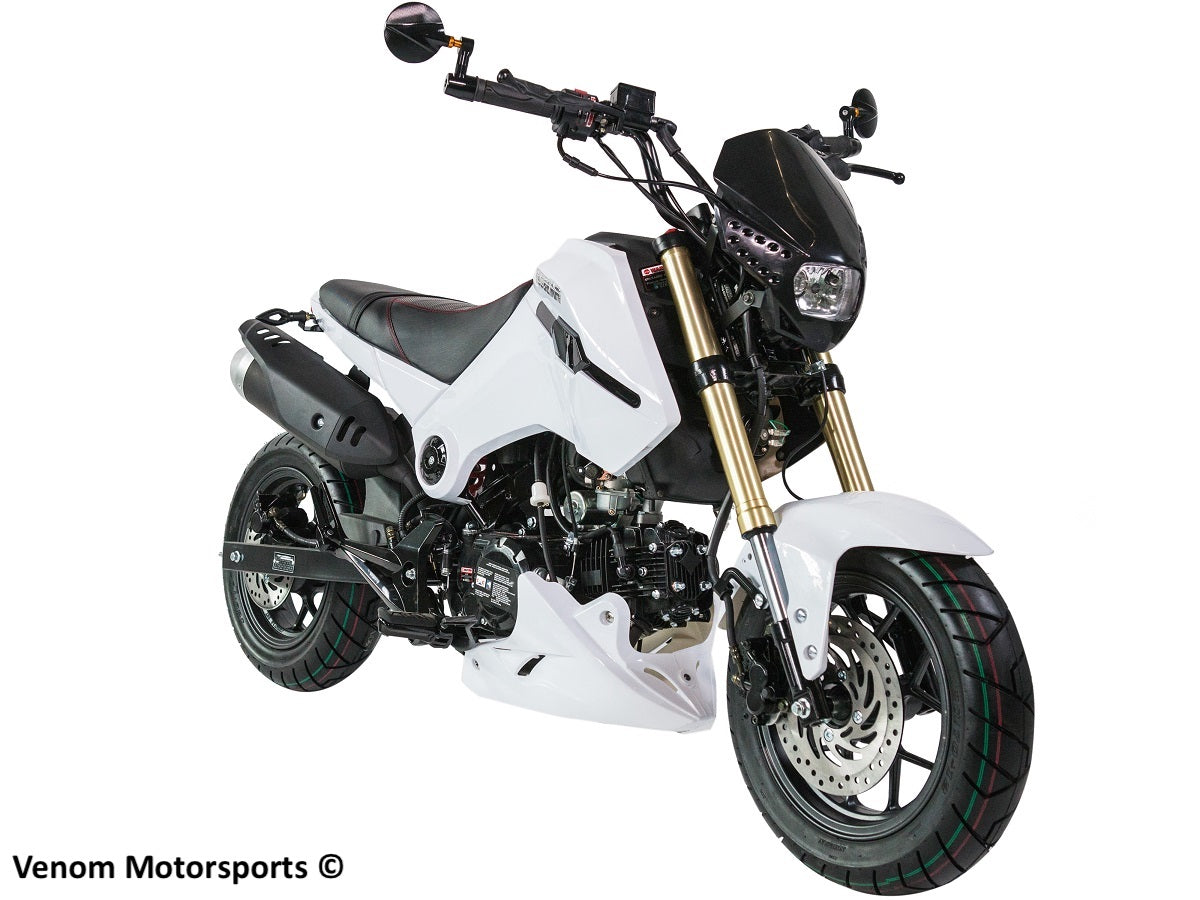 Venom X19R Fuerza 125cc 4-Speed Gas-Powered Dirt Bike - Off-Road Motorcycle for Adults & Teens - Perfect for Trail Riding, Motocross & Backyard Adventures