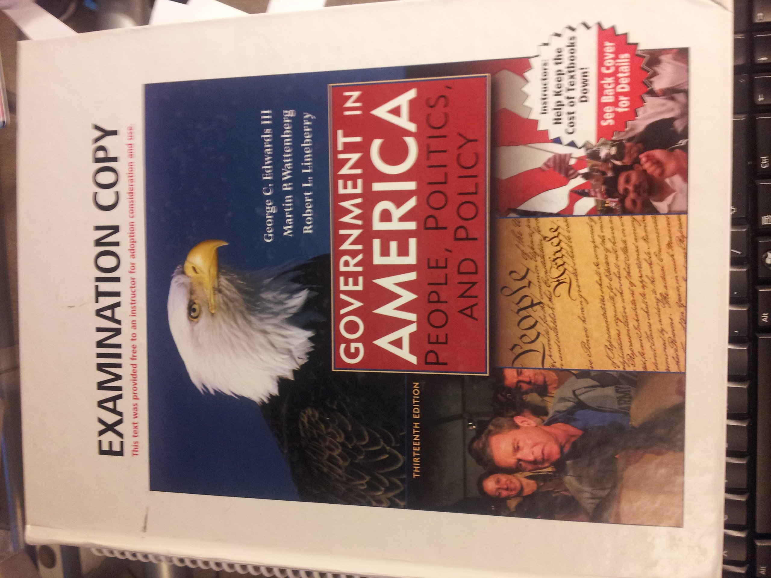 Government in America: People, Politics, and Policy (13th Edition) - Essential Textbook for AP US Government & Political Science Students | Perfect for College Courses & Civic Education
