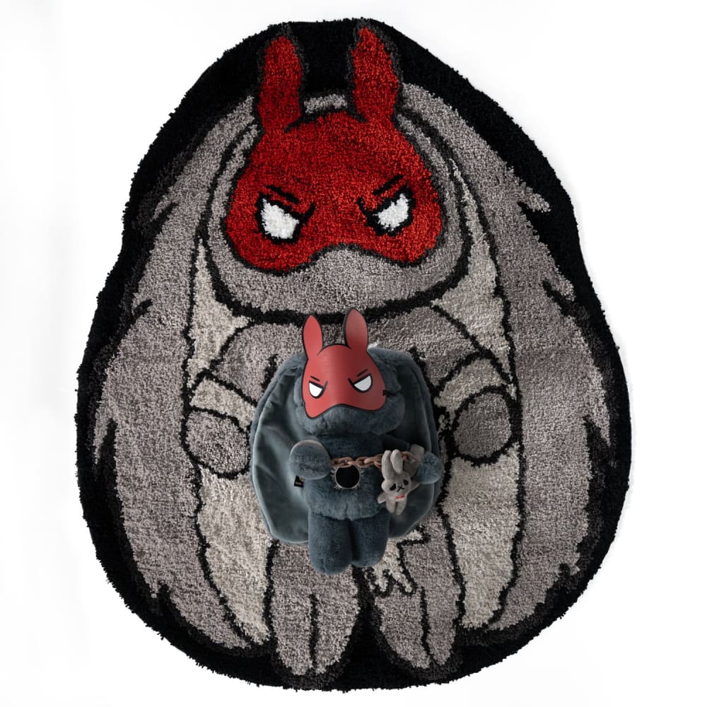 PTSD Rabbit Rug - Soft Plush Blanket for Anxiety Relief, Comfort & Stress Relief - Perfect for Therapy, Home Decor & Emotional Support