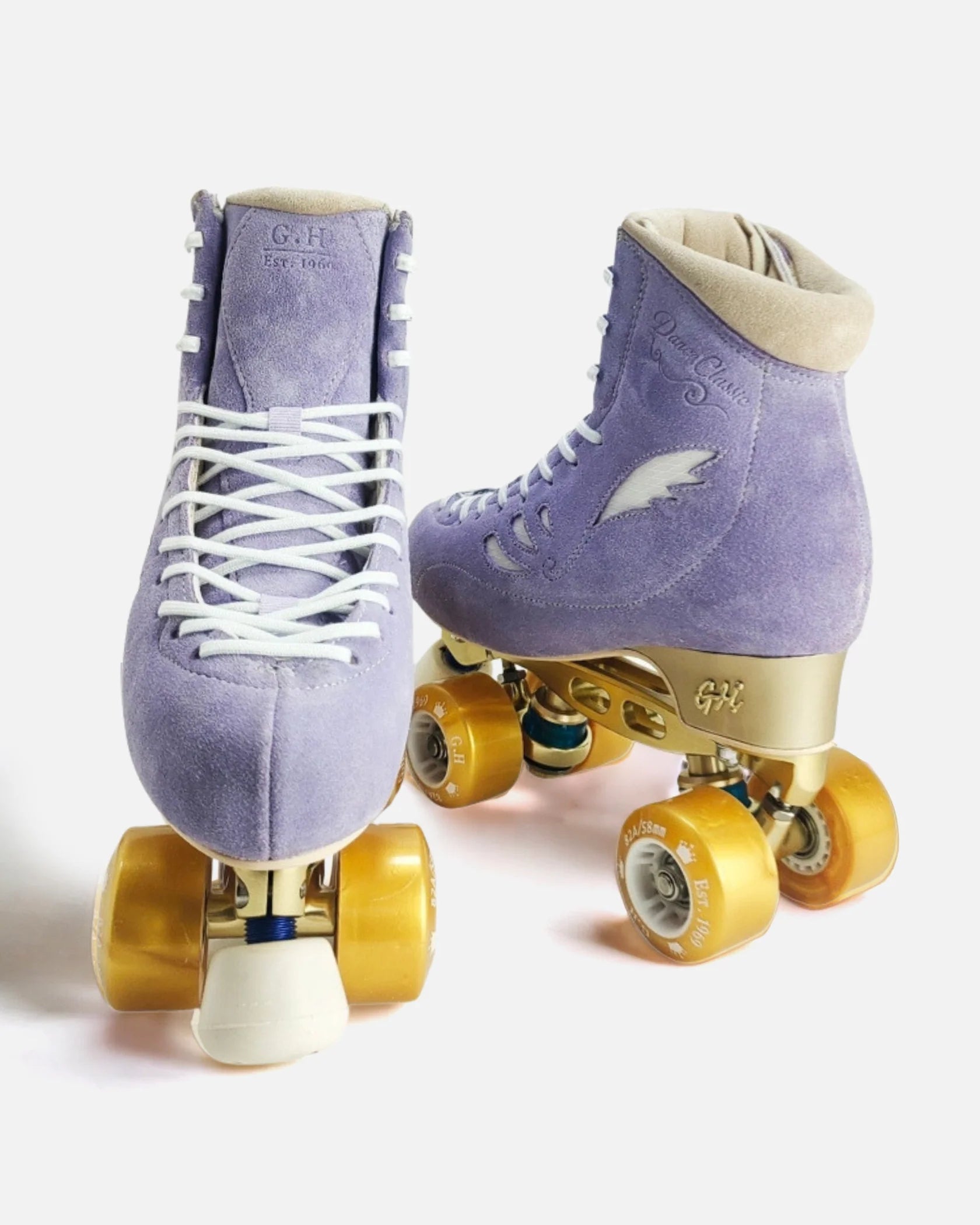 GH Dance Classic Quad Roller Skates for Adults - Vanguard & Jaboco Frame Options - Perfect for Roller Dance, Rink Skating & Artistic Performances