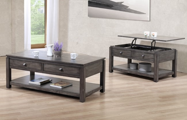 3-Piece Coffee Table Set with Side Table - Modern Living Room Furniture for Home Decor & Small Space - Perfect for Family Gatherings & Relaxing