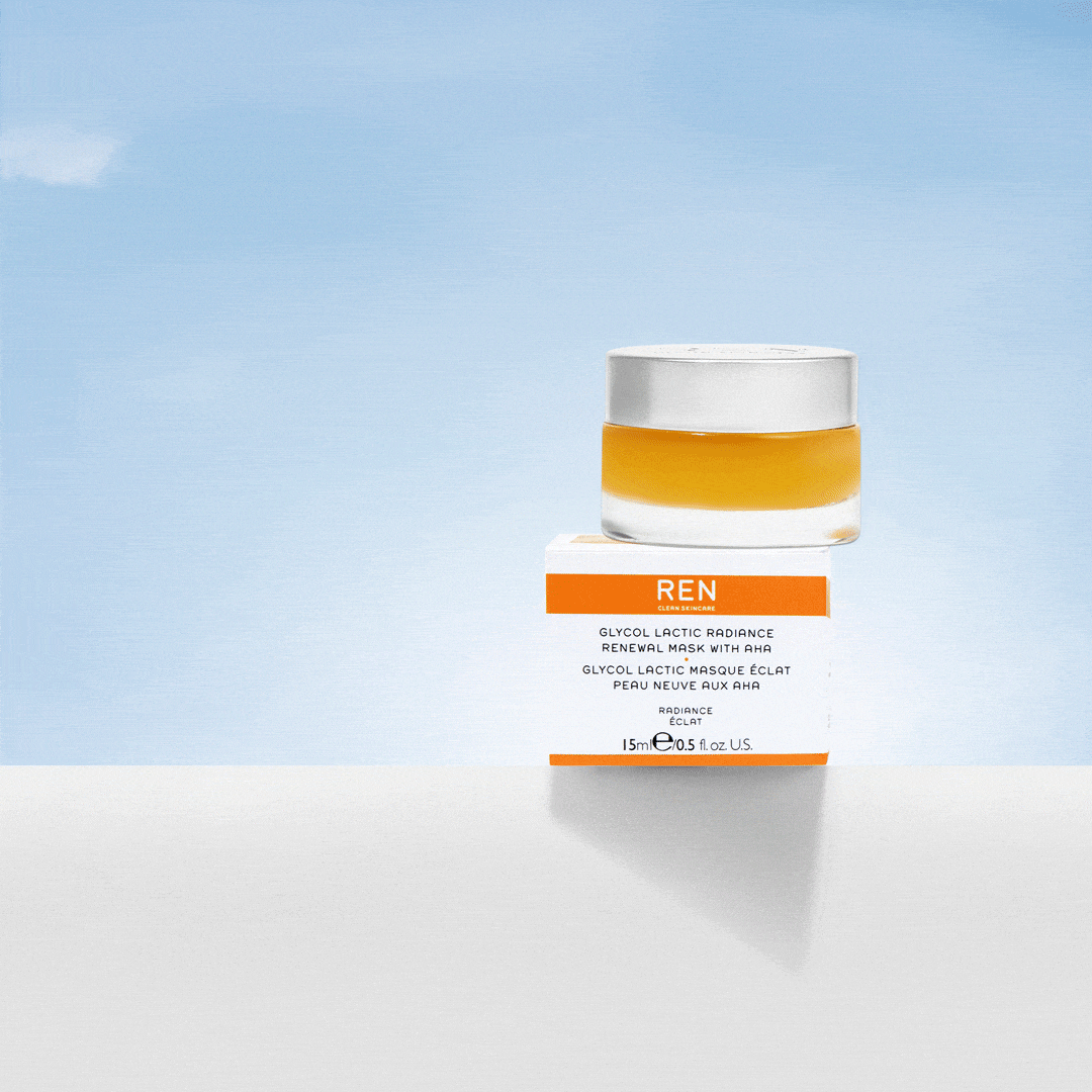 Mini Glycol Lactic Radiance Renewal Mask - Exfoliating Face Mask for Glowing Skin | Perfect for Night Routine & Pre-Makeup Prep